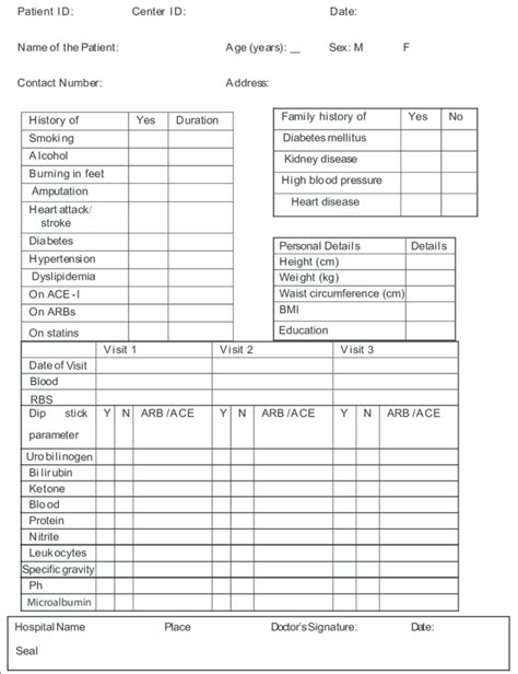Case Report Form Template Creative Sample Templates