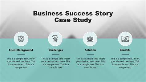 Case Study PowerPoint Success Story Template SlideModel