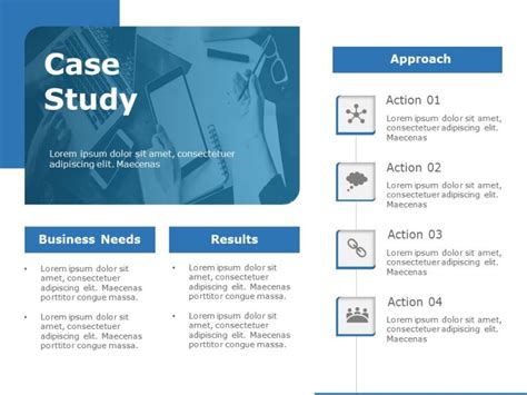Case Study Slide PowerPoint Template SlideUpLift