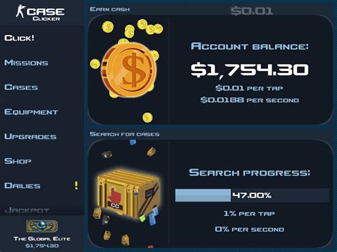 Case clicker game. Welcome to CaseClicker. CaseClicker is an incremental clicker game based around csgo and the jackpot/skin community. The goal is to open cases and get rich. With CSGOClicker just being a thought, banned took it on as a learners project. Since version one, CSGOClicker has come a long way. 
