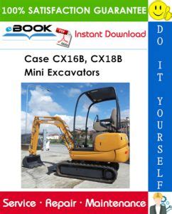 Case cx16b cx18b mini excavator service repair manual instant. - Del movimiento del corazón y de la sangre en los animales..