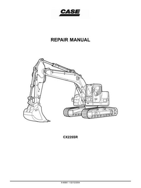 Case cx225sr crawler excavator service repair manual set. - La communication au cœur du métier de documentaliste.