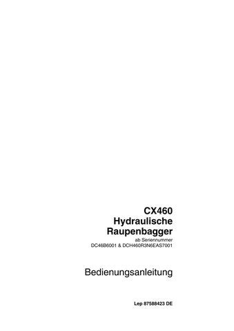 Case cx460 raupenbagger ersatzteilkatalog handbuch sofort download. - Honda trx450r 2004 2005 service repair manual.