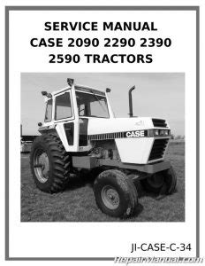 Case david brown 2090 2290 tractors special orderoem service manual. - Dónde van a morir los elefantes.