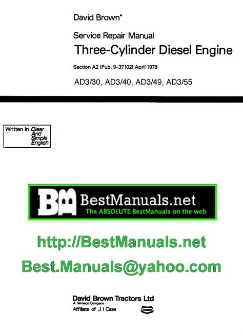 Case david brown ad3 30 ad3 40 ad3 49 ad3 55 diesel engine service repair manual download. - Claas dominator 96 combine harvester operators manual.