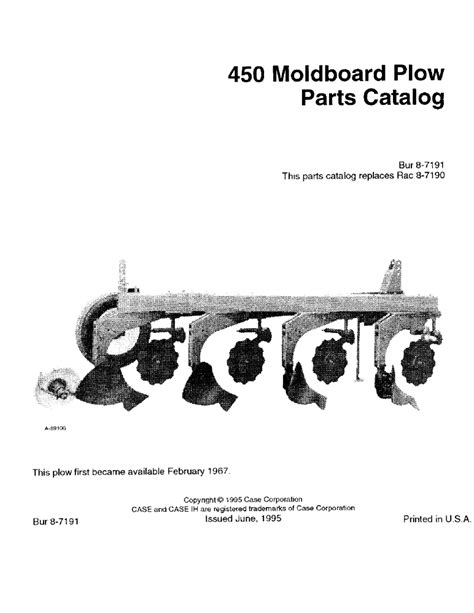 Case ih 450 moldboard plow parts manual. - Über den einfluss von paarkorrelationen auf e 1-übergänge.