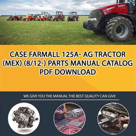 Case ih farmall 125a tractor parts manual. - Consumer electronics troubleshooting and repairing handbook.