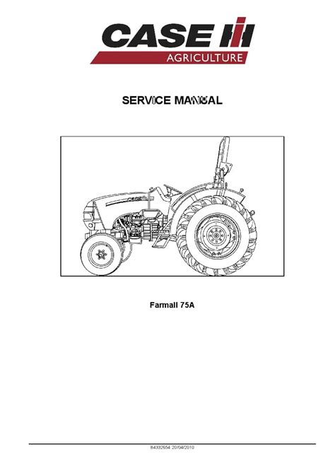 Case ih farmall 75a operators manuals. - Bmw marine d7 factory service repair manual.