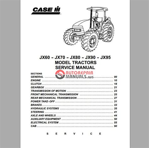Case ih jx60 jx70 jx80 jx90 jx95 tractor service repair manual instant. - Ford mondeo 2 tdci service manual.