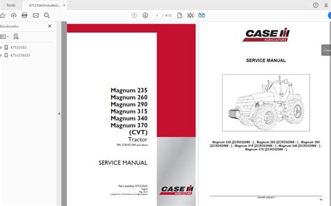 Case ih magnum 315 service manual. - Polaris 50 inch pull behind mower manual.
