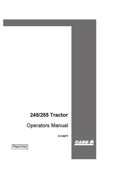 Case ih tractor operators manual 245 tractor 255 tractor. - Hp laserjet m5025 m5035 series mfp service parts manual.