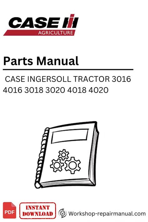 Case ingersoll tractors 3016 4016 3018 3020 4018 4020 parts manual. - Washington in the pacific northwest textbook answers.