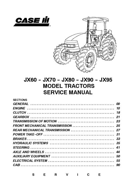 Case jx60 jx70 jx80 jx90 jx95 service manual. - Null essentials of computer organization solutions manual.