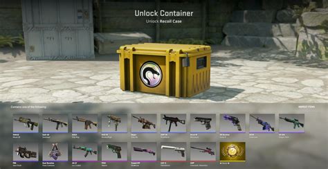 Case opening simulator. We tested out the CS2 (CS:GO) Case Opening Simulator on Convars. On this website, you can try opening any cosmetics container Valve ever released, including weapon cases, sticker capsules, souvenir packages, etc. It is claimed that the odds in this simulator are close to the official in-game ones. 