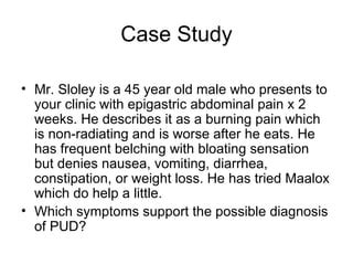 Case presentation pud