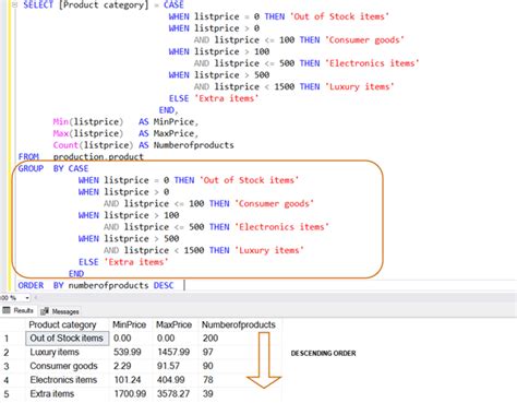 Case statement in sql where condition