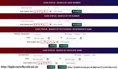 Case status by case number kerala.  High Courts of India. dcms@kerala.  C...
