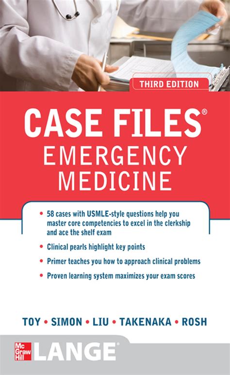 Full Download Case Files Emergency Medicine By Eugene C Toy