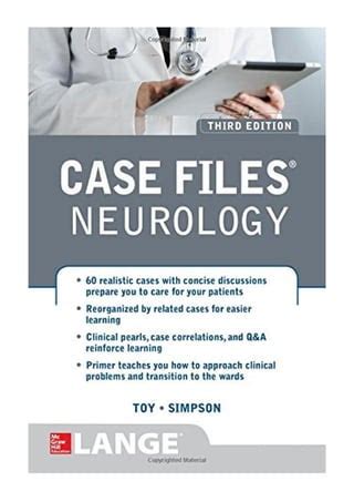 Read Online Case Files Neurology By Eugene C Toy