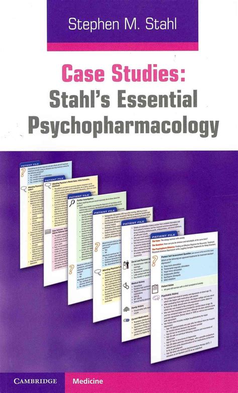 Download Case Studies Stahls Essential Psychopharmacology By Stephen M Stahl