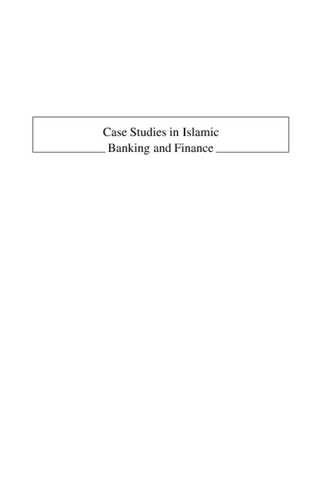 Download Case Studies In Islamic Banking And Finance Case Questions  Answers By Brian Kettell