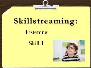 Casel skillstreaming.  Introduction to Skillstreaming 1 Introduction to Skillstr...
