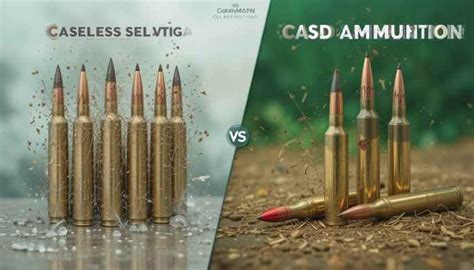 Caseless ammo.  Compared to normal ammo, this explosive composition In the re...