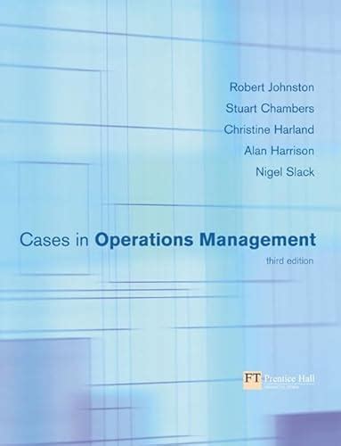 Cases In Operations Management