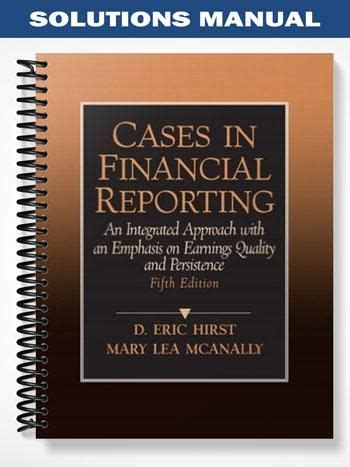 Cases in financial reporting solutions guide. - Wheel and pinion cutting in horology a historical and practical guide.