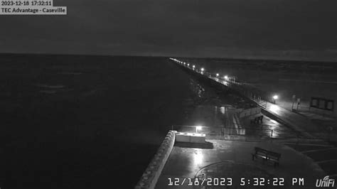Caseville webcam. The new Webcam is now active at the Breakwall. http://greatlakescam.com/ (Scroll down to the bottom and use the drop down menu to select Caseville) 