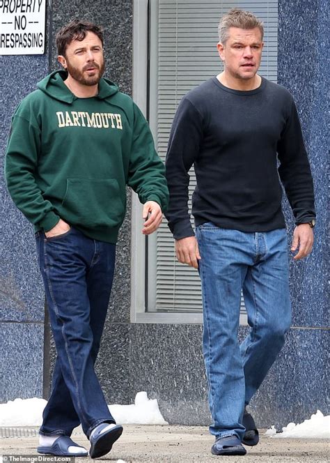 Casey Affleck, Matt Damon spotted again in Boston as movie filming continues