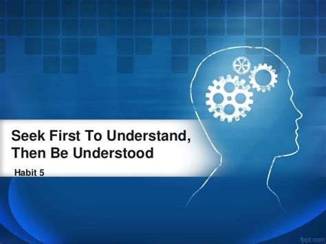 Casey R. on LinkedIn: "Seek first to understand then to be ...