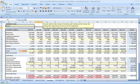 Cash Flow Analysis Excel Excel Templates