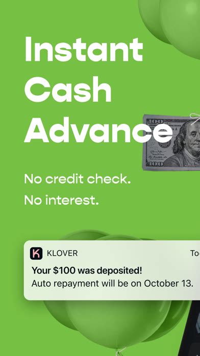 Cash advance app. 