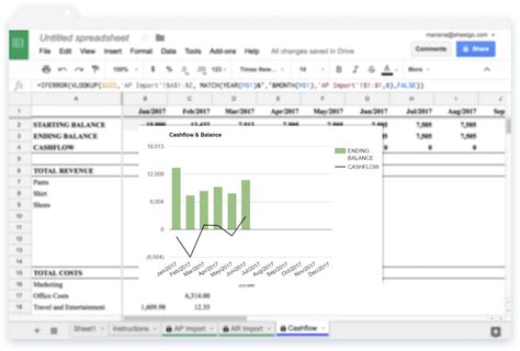 Cash flow template in Google Sheets Blog Sheetgo