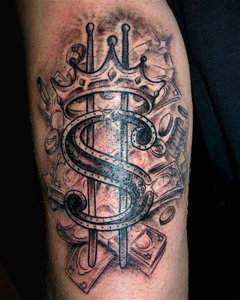 A forearm money tattoo is an excellent way to demonstrate your commitment to achieving goals, symbolizing wealth and power, and recalling important memories or goalst in your life. A rolled-up dollar bill can symbolize success and wealth. It can also serve as a reminder to work hard and remain focused.. 