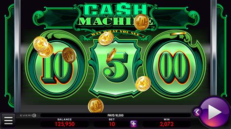 Cash slot machines. 10 FREE SWEEPS. COINS ON SIGNUP. US Players Accepted. Chance to Win Cash Prizes. PLAY NOW. The tagline for Everi Interactive’s Cash Machine slot perfectly … 