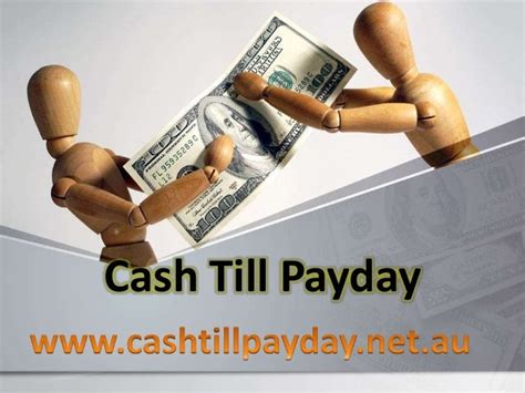 Cash till payday. But a typical payday loan is meant to be just that — a loan until your next pay date. So typically your loan principal (the amount of cash you borrow) plus ... 