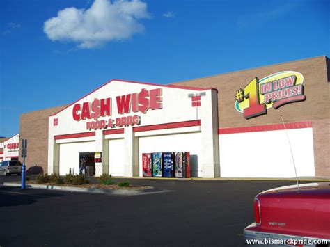 Cash wise bismarck. OPEN NOW. Today: 8:00 am - 10:00 pm. (701) 258-3564 Visit Website Map & Directions 1144 E Bismarck ExpyBismarck, ND 58504 Write a Review. 