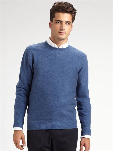 Cashmere sweaters for men. Discover ZEGNA's signature Oasi Cashmere sweaters for men. Crafted from fibres that we commit to certifying as 100% traceable by 2024. 