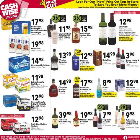 Cash Wise Liquor, Alexandria, Minnesota. 153 likes · 1 talking about this · 65 were here. Cash Wise Liquor in Alexandria is proud to carry an endless selection of local beer, …. Cashwise liquor ad