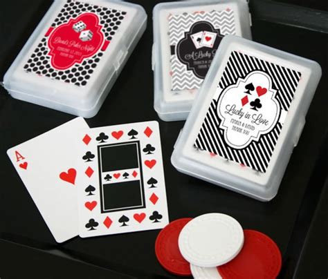 personalized casino party favors