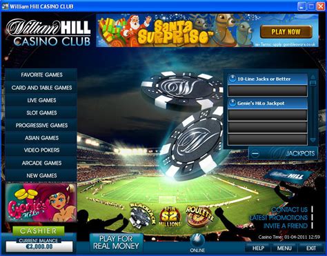 william hill mobile casino club