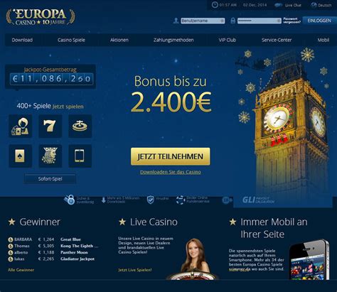 Casino en línea europa bewertung.