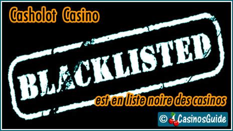 Casino en ligne liste noire.