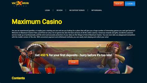 Casino maximum