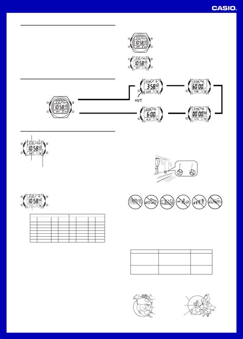 Casio Watch WV58A-1AV User Guide ManualsOnline.com