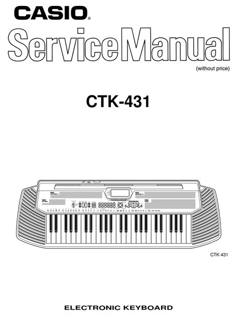 Casio ctk 431 electronic keyboard repair manual. - Typologie du paleolithique ancien et moyen..