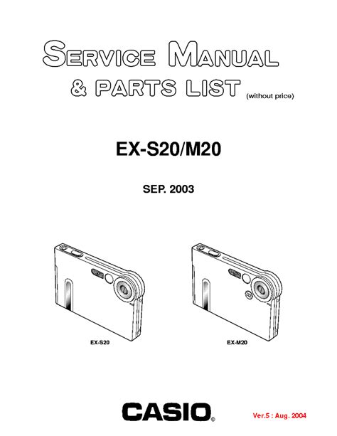Casio exilim m20 s20 service repair manual. - Ftce middle grades social science study guide.