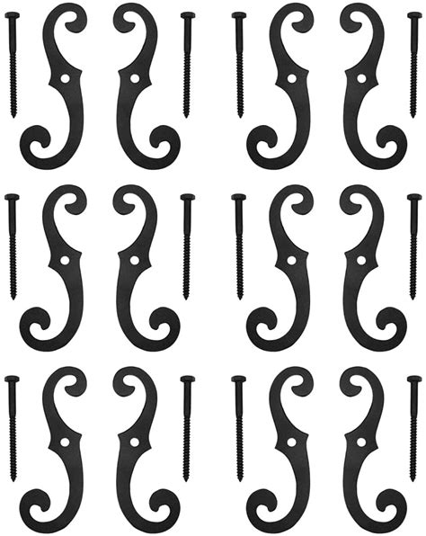 Cast Iron Window Shutter Dogs (6 Pairs) 6-1/2 H X 2-1/4 W